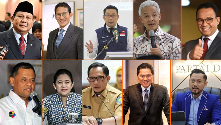 Ini Dia 17 Tokoh Pilihan Anak Muda di Pilpres 2024 Mendatang