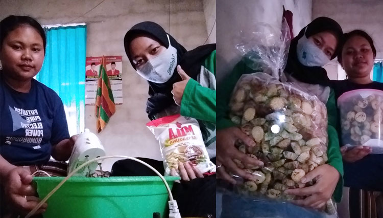 Mahasiswa KSM-Tematik Unisma Malang Tingkatkan Produksi Rumahan Kue Kering
