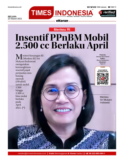 Edisi Selasa, 23 Maret 2021: E-Koran, Bacaan Positif Masyarakat 5.0 