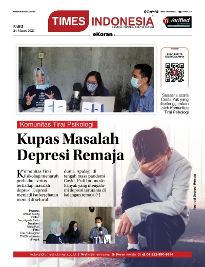 Edisi Rabu, 24 Maret 2021: E-Koran, Bacaan Positif Masyarakat 5.0