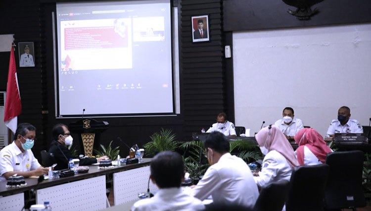 Suasana Musrenbang Surabaya 2021 untuk RKPD tahun 2022. (Foto: Humas Pemkot Surabaya for TIMES Indonesia)