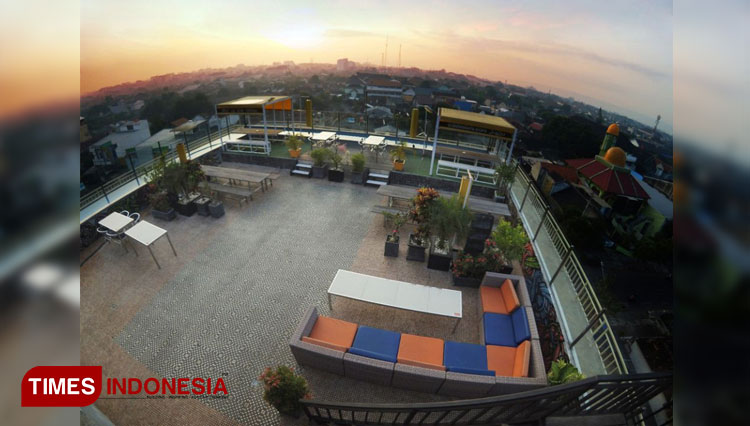 View dari Top Floor Edu Hostel Jogja. (Foto-foto: Edu Hostel Jogja for TIMES Indonesia)