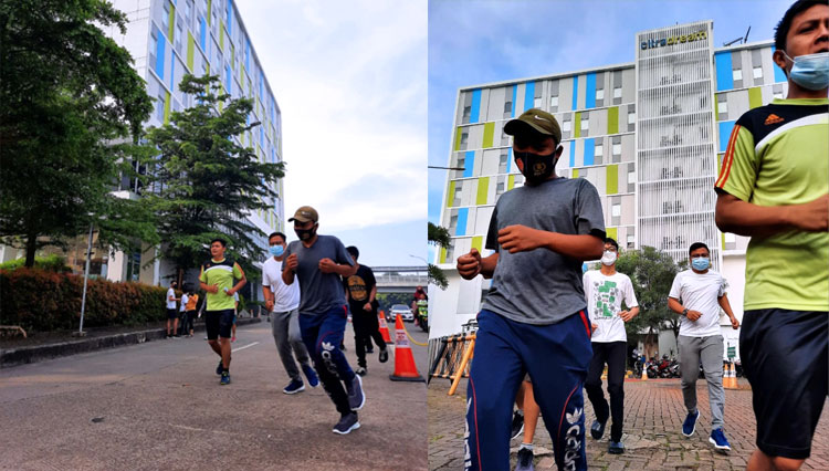 Lokasi lari pagi di Jalan Bintaro Utama III, sektor 3A seputar Hotel Citradream dan area Bintaro Plaza Mall setiap Sabtu dan Minggu pukul 06.00 - 09.30. (Foto-foto: Hotel Citradream for TIMES Indonesia)