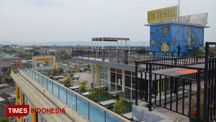 Rooftop Edu Hostel Jogja.(Foto-foto: Edu Hostel Jogja for TIMES Indonesia)