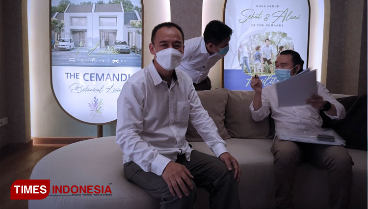 Direktur Gozco Land Daniel Lianto, Kamis (25/3/2021). (FOTO: Lely Yuana/TIMES Indonesia)
