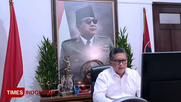 Sekjen PDI Perjuangan Hasto Kristiyanto. (FOTO: Dok. PDIP for TIMES Indonesia)