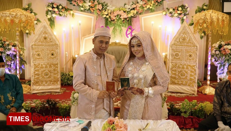 Salah satu keluarga yang telah melaksanakan akad pernikahan di Hotel Pangeran City. (Foto-foto: Hotel Pangeran City for TIMES Indonesia)