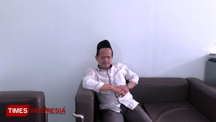Imam Ahmad, MAg, the Head of Academic Division of UIN Malang. (Photo: Nadira Rahmasari/TIMES Indonesia)