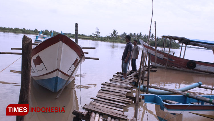 Pelabuhan Pamotan di Kecamatan Kalipucang, Kabupaten Pangandaran. (Foto : Syamsul Ma'arif/TIMES Indonesia)