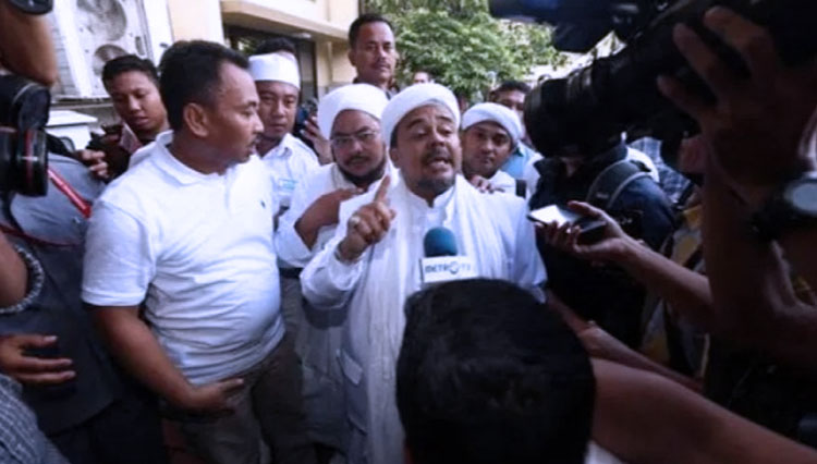 Pimpinan Ormas Front Pembela Islam (FPI), Habib Rizieq Shihab. (Foto: Dokumen/Pengacara HRS)