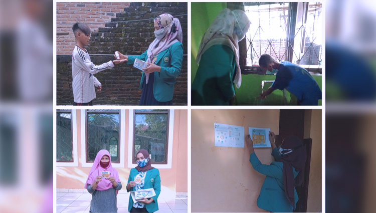 Mahasiswa KSM Unisma mengedukasi pencegahan covid-19 kepada masyarakat kelurahan Selandoro, kecamatan Nubatukan, Nusa Tenggara Timur