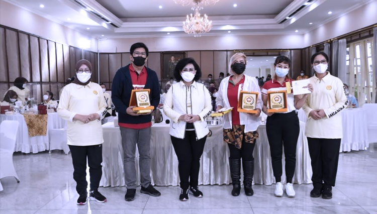 Jaga Kebugaran dan Imunitas, Dharma Pertiwi Pusat Gelar Lomba Senam New Normal