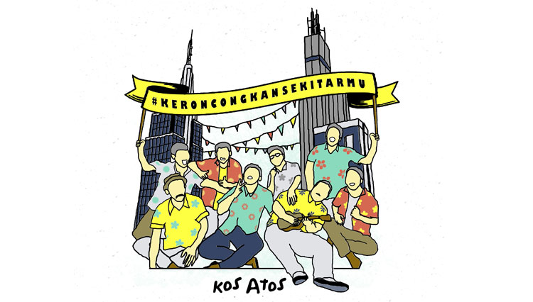 Grup band Kos Atos saat merilis video musik terbaru. (Foto: Kos Atos for TIMES Indonesia)