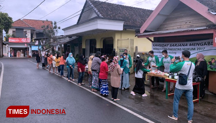 Bantu Warga di Masa Pandemi, Mahasiswa Unisma Malang Bikin Lumbung Pangan