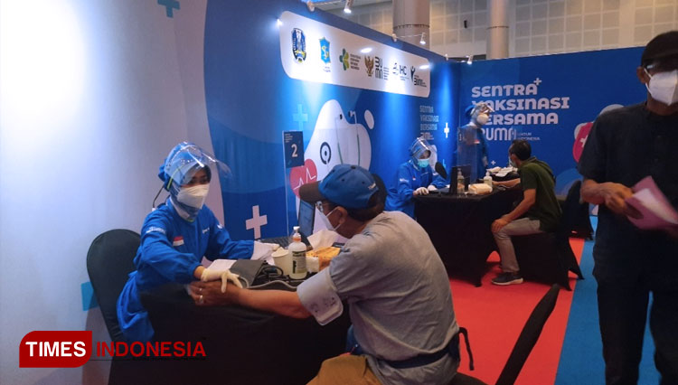 vaksinasi Grand City Mal Surabaya 3