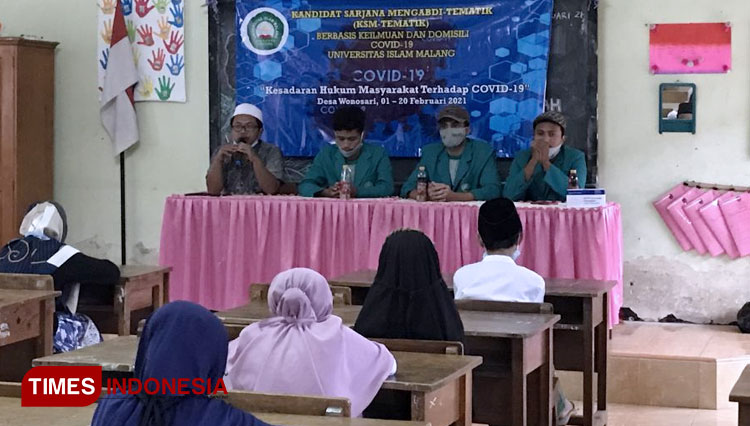 KSM-T Unisma Malang Tingkatkan Kesadaran Hukum Masyarakat Terhadap Covid-19