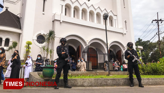Amankan Perayaan Paskah di Kota Malang, TNI Polri Siapkan Ratusan Personel