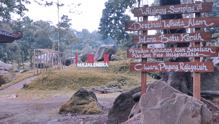 Lokasi wisata alam Istana Batu Korsih Kabupaten Majalengka. (Foto: dok Istana Batu Korsih for TIMES Indonesia)