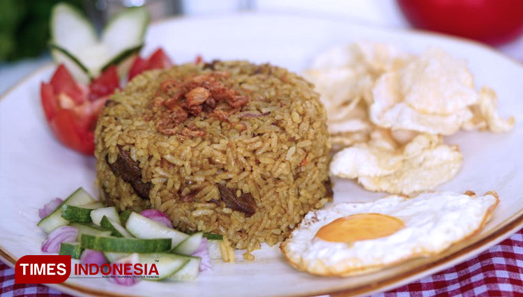 The mouth watering look of Beef Curry Fried Rice. (PHOTO: Mamaco for TIMES Indonesia)