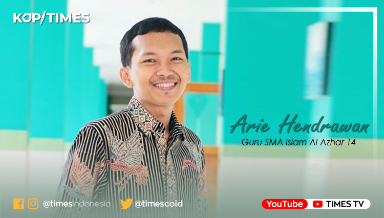 Arie Hendrawan, Guru di SMA Islam Al Azhar 14 Semarang.