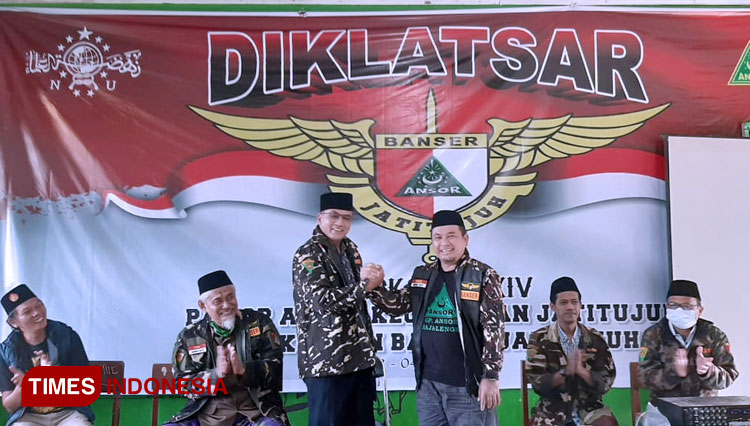 Ketua Tanfidz DPC PKB Kabuapten Majalengka, Taufan Anshar gelar safari silaturahim ke Banom-Banom NU. (FOTO: dok PKB Majalengka for TIMES Indonesia) 