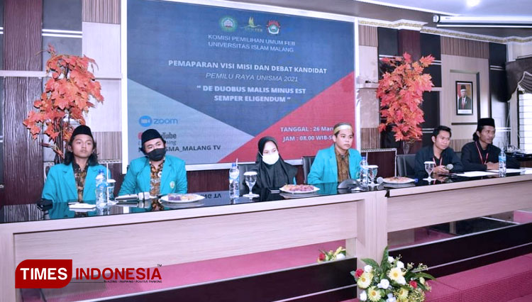Keseruan Debat Kandidat Calon Ketua BEM dan HMJ FEB Unisma Malang