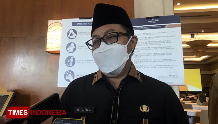 Wali Kota Malang, Sutiaji saat ditemui awak media. (Foto: Rizky Kurniawan Pratama/TIMES Indonesia).