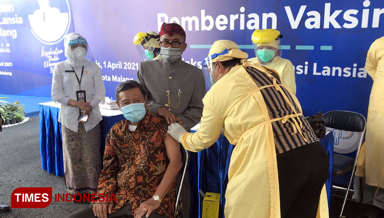 Ilustrasi vaksin yang di lakukan di Kota Malang. (Foto: Rizky Kurniawan Pratama/TIMES Indonesia)