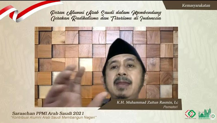 Dr KH M. Zaitun Rasmin. (foto: PPMI Arab Saudi for TIMES Indonesia)
