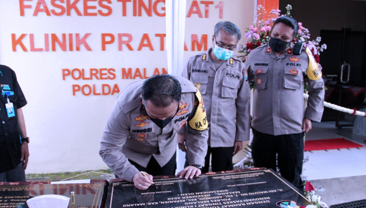 Permudah Pelayanan Kesehatan, Klinik Pratama FKTP Polres Malang Diresmikan