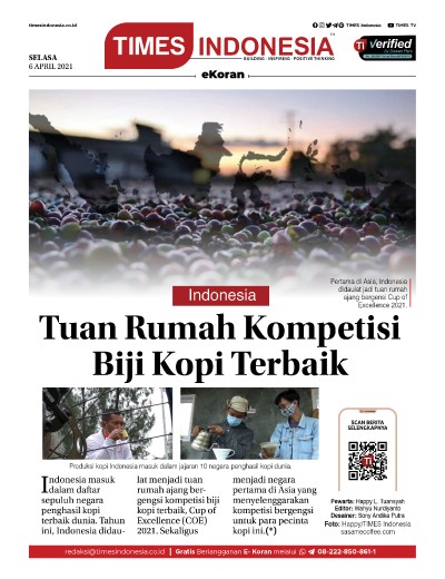 Edisi Selasa, 6 April 2021: E-Koran, Bacaan Positif Masyarakat 5.0
