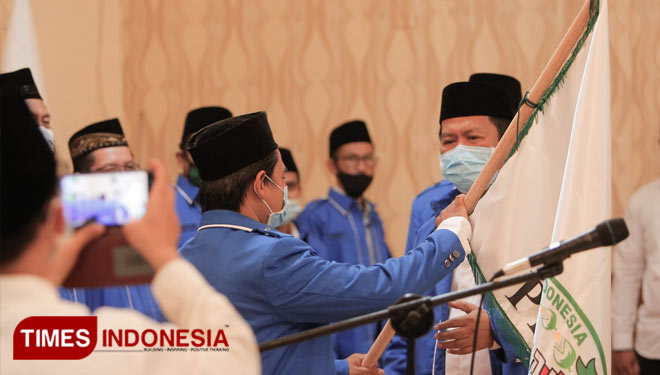 Prosesi Pengukuhan PC APRI Probolinggo (foto: Ryan/TIMES Indonesia) 