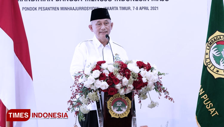 Ketua Umum DPP LDII KH KH Chriswanto Santoso. (FOTO: Hasbullah/TIMES Indonesia)