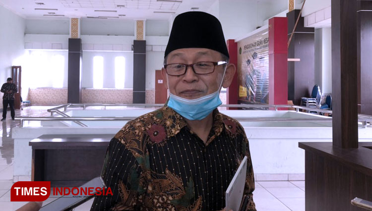 Dr. H. Nur Ali, M.Pd., Kepala Pusat Penelitian UIN Maliki Malang ketika ditemui di gedung rektorat. (Foto: Nadira Rahmasari/TIMES Indonesia)