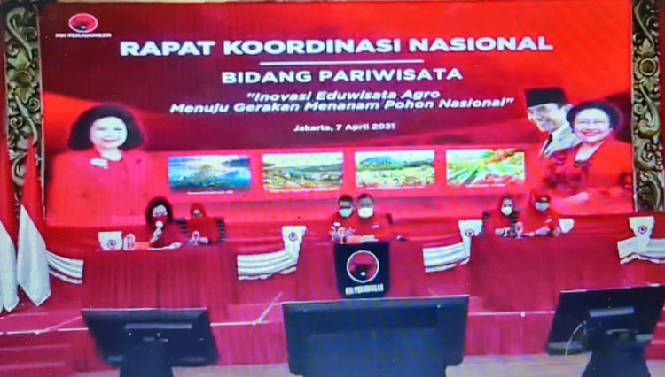 Rapat Koordinasi Nasional Bidang Pariwisata PDI Perjuangan. (FOTO: Dok. PDI Perjuangan for TIMES Indonesia).