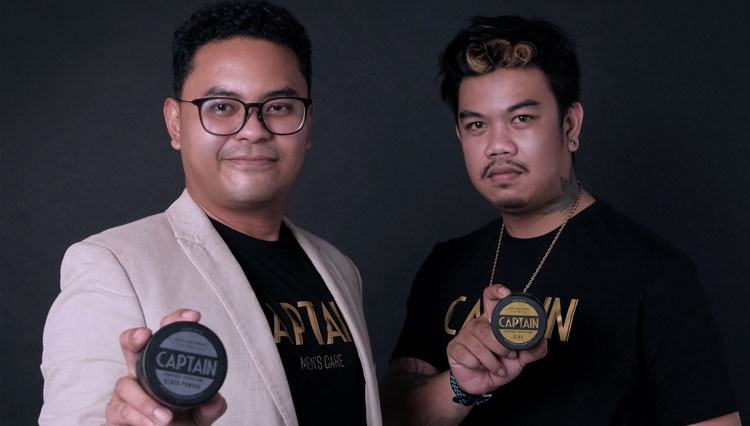 (ki-ka) Jerry Halim selaku Head of Captain Academy dan Ryan Ramadhanta selaku Co-founder Captain Men’s care. (Foto: Captain Men’s Care for TIMES Indonesia) 