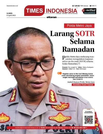 Edisi Kamis, 8 April 2021: E-Koran, Bacaan Positif Masyarakat 5.0