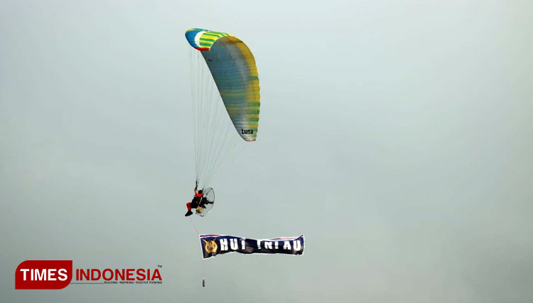 HUT TNI AU ke 75 di Lanud Iswahyudi