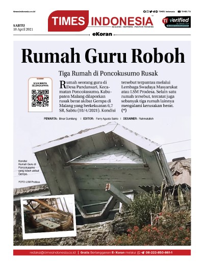 Edisi Sabtu, 10 April 2021: E-Koran, Bacaan Positif Masyarakat 5.0
