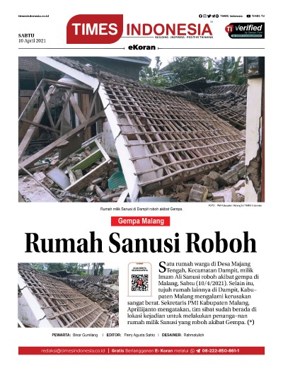 Edisi Sabtu, 10 April 2021: E-Koran, Bacaan Positif Masyarakat 5.0