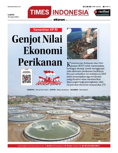 Edisi Sabtu, 10 April 2021: E-Koran, Bacaan Positif Masyarakat 5.0