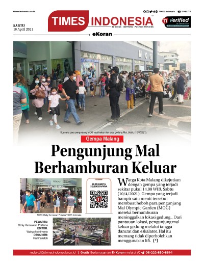 Edisi Sabtu, 10 April 2021: E-Koran, Bacaan Positif Masyarakat 5.0