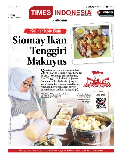 Edisi Sabtu, 10 April 2021: E-Koran, Bacaan Positif Masyarakat 5.0