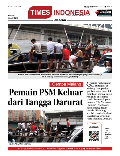 Edisi Sabtu, 10 April 2021: E-Koran, Bacaan Positif Masyarakat 5.0