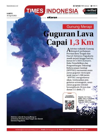 Edisi Sabtu, 10 April 2021: E-Koran, Bacaan Positif Masyarakat 5.0