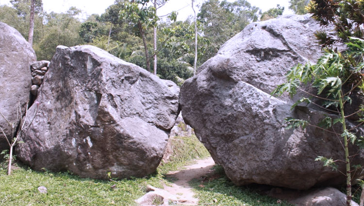 The exotic stone resembles an oxen at Istana Batu Korsih Majalengka. (Photo: Istana Batu Korsih for TIMES Indonesia)