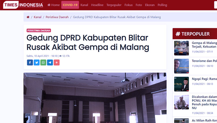 cek fakta DPRD Kabupaten Malang Rusak 3