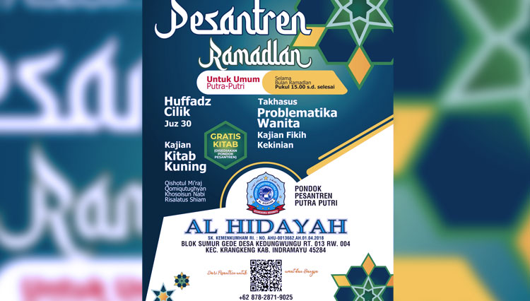 Sambut Ramadan, Ponpes Al Hidayah Indramayu Siapkan Berbagai Kegiatan Ini