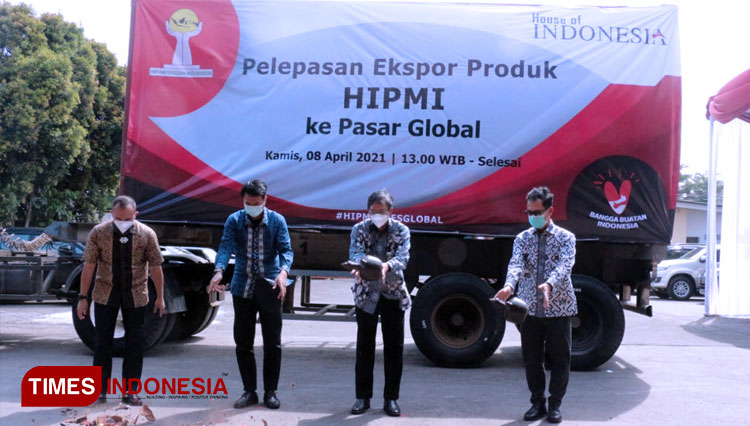 Pelepasan produk ekspor dari anggota HIPMI ke pasar Australia (FOTO: KJRI Sydney for TIMES Indonesia)