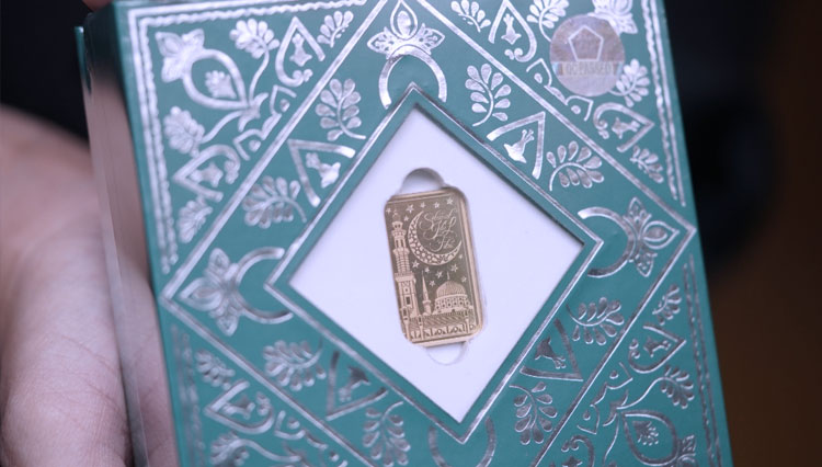 Produk logam mulia edisi khusus keluaran Antam sambut momen Hari Raya Idul Fitri 1442 H. (Foto: Dok. ANTAM) 